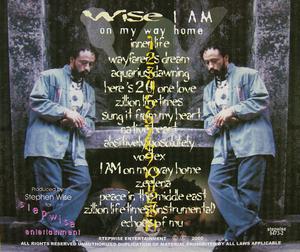 Back Cover Album Stephen Wise - I Am On My Way Home