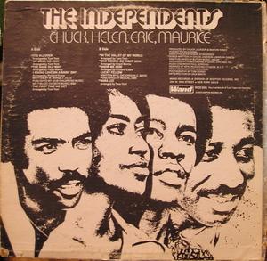 Back Cover Album The Independents - Chuck, Helen, Eric, Maurice