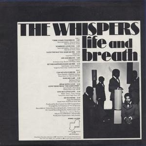 Back Cover Album The Whispers - Life And Breath