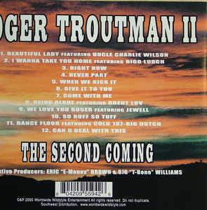 Back Cover Album Roger Troutman Ii - The Second Coming