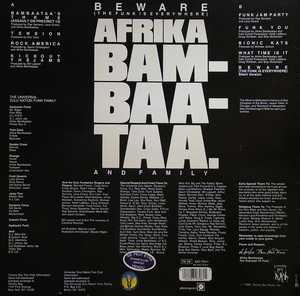 Back Cover Album Afrika Bambaataa - Beware (The Funk Is Everywhere)