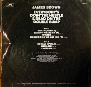 Back Cover Album James Brown - Everybody's Doin' The Hustle And Dead On The Double Bump