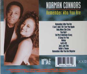 Back Cover Album Norman Connors - Remember Who You Are