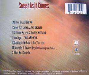 Back Cover Album Nikita - Sweet As It Comes