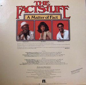 Back Cover Album Facts Of Life - A Matter Of Fact