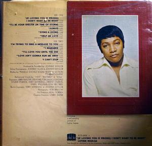 Back Cover Album Luther Ingram - (If Loving You Is Wrong) I Don't Want To Be Right