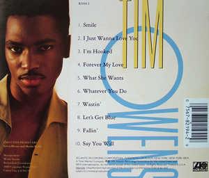 Back Cover Album Tim Owens - I Just Wanna Love You
