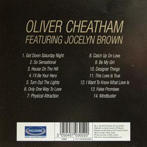 Back Cover Album Oliver Cheatham - Get Down Saturday Night