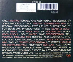Back Cover Album Working Week - Black And Gold