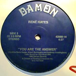 Back Cover Single René Hayes - Ain't It Funny