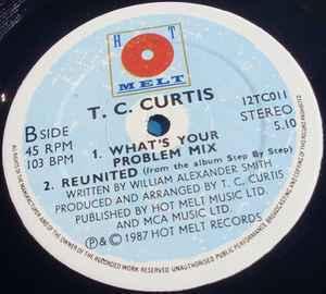 Back Cover Single T.c. Curtis - Love's Got Me On A Merry Go Round