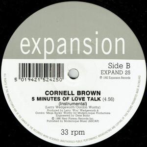 Back Cover Single Cornell Brown - 5 Minutes Of Love Talk