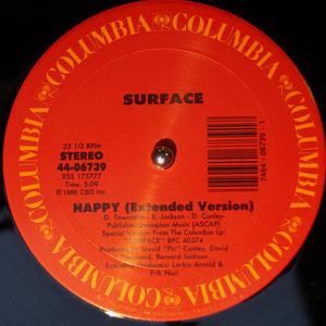 Back Cover Single Surface - Happy