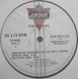 Back Cover Single The Walkers - (Whatever Happened To) The Party Groove