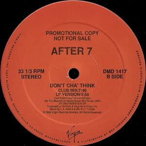 Back Cover Single After 7 - Don't Cha' Think (Extended Mix)