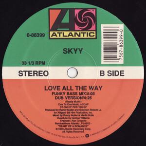 Back Cover Single Skyy - Love All The Way