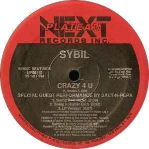 Back Cover Single Sybil - Crazy 4 U