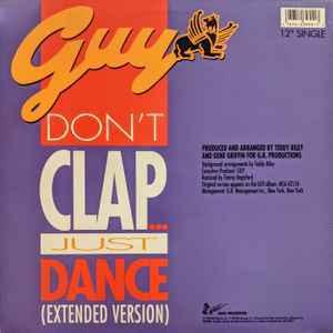 Back Cover Single Guy - Don't Clap, Just Dance