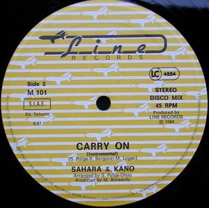 Back Cover Single Sahara - Carry On