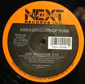 Back Cover Single Ambassadors Of Funk - My Minds Made Up