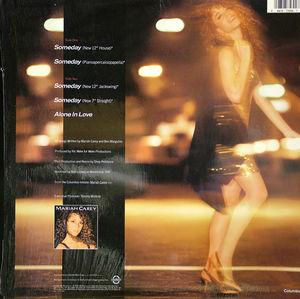 Back Cover Single Mariah Carey - Someday