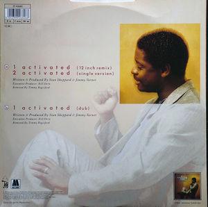 Back Cover Single Gerald Alston - Activated
