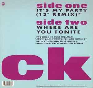 Back Cover Single Chaka Khan - It's My Party