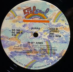 Back Cover Single Aurra - A Little Love
