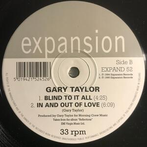 Back Cover Single Gary Taylor - Restless