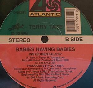 Back Cover Single Terry Tate - Babies Having Babies (Extended Club Mix)