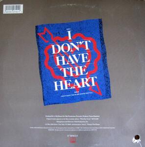 Back Cover Single Stacy Lattisaw - I Don't Have The Heart