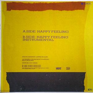 Back Cover Single Aurra - Happy Feeling