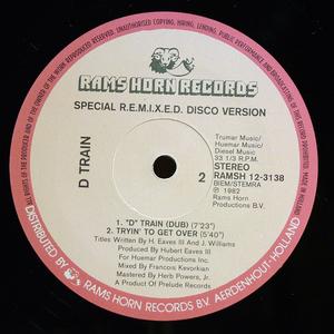 Back Cover Single D-train - Walk On By (Special Remixed Disco Version)