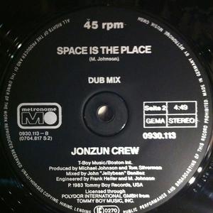 Back Cover Single Jonzun Crew - Space Is The Place