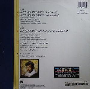 Back Cover Single Dennis Edwards - Don't Look Any Further