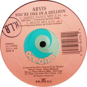 Back Cover Single Arvis - You're One In A Million (Radio Mix)