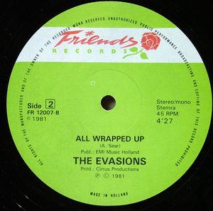 Back Cover Single The Evasions - Wikka Wrap