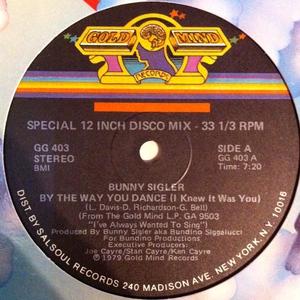Back Cover Single Bunny Sigler - By The Way You Dance (I Knew It Was You)