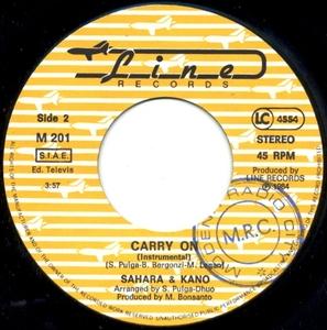 Back Cover Single Sahara - Carry On
