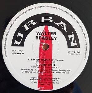 Back Cover Single Walter Beasley - I'm So Happy