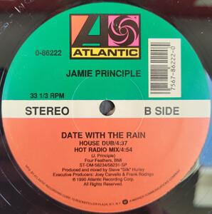 Back Cover Single Jamie Principle - Date With The Rain