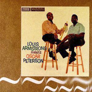 Front Cover Album Louis Armstrong - Louis Armstrong Meets Oscar Peterson