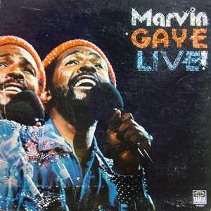 Front Cover Album Marvin Gaye - Marvin Gaye Live!