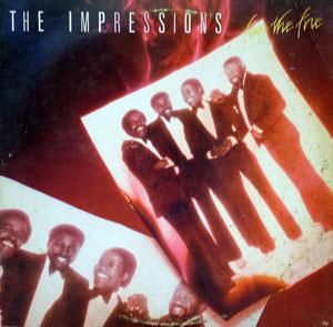 Front Cover Album The Impressions - Fan The Fire