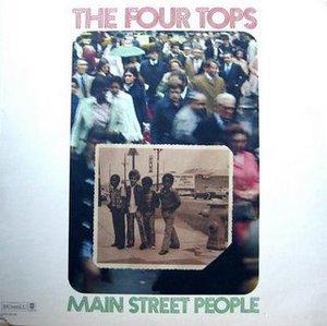Front Cover Album The Four Tops - Main Street People