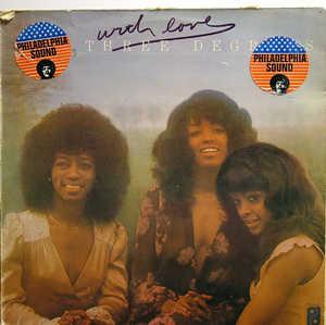 Front Cover Album The Three Degrees - With Love