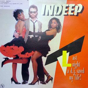 Front Cover Album Indeep - Last Night A D.J Saved My Life