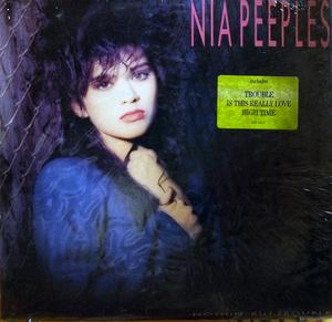 Front Cover Album Nia Peeples - Nothin' But Trouble