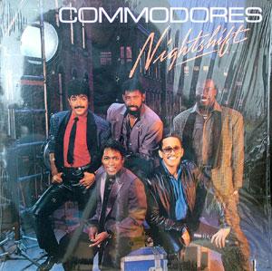 Front Cover Album Commodores - Nightshift