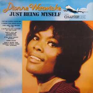 Front Cover Album Dionne Warwick - Just Being Myself